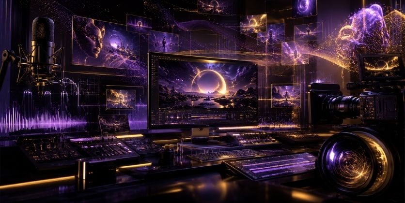 ALX records AI Music Video Lab
